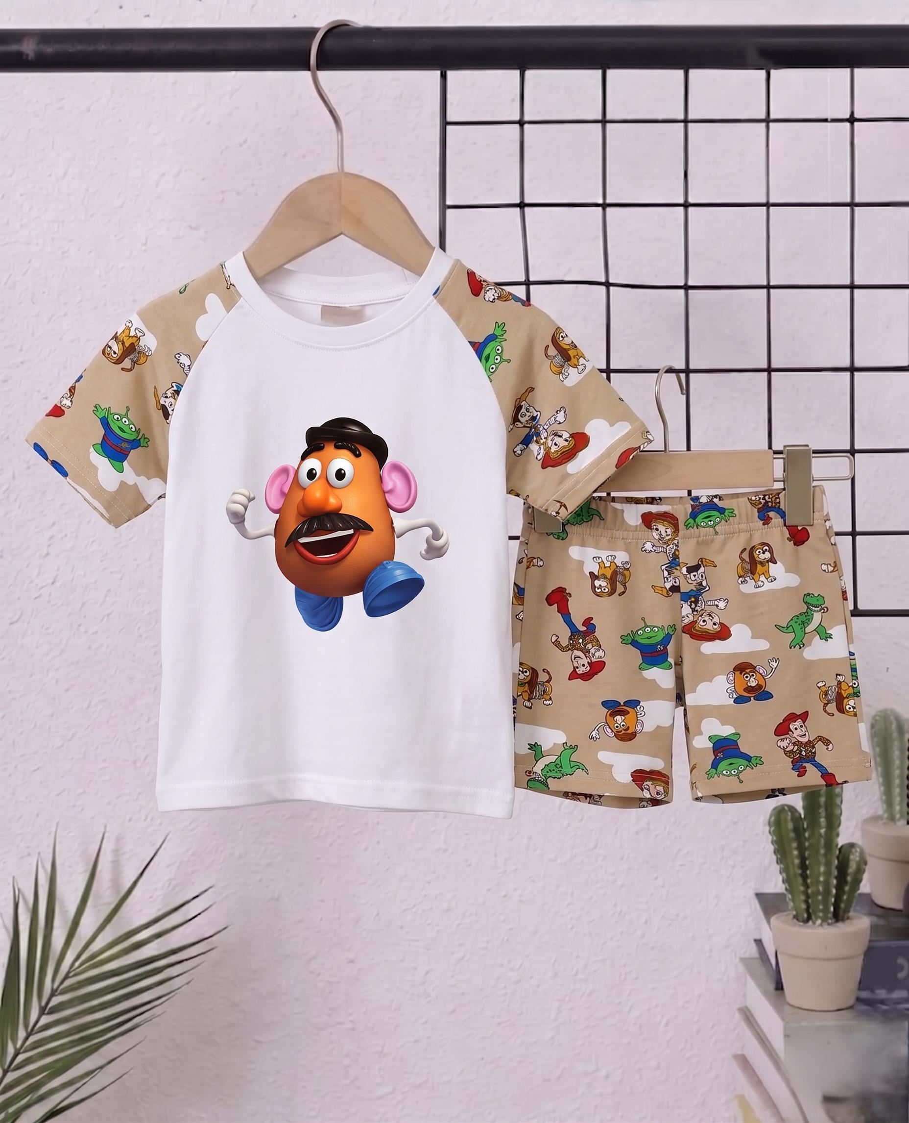 Kids Outfit | Toy Story Mr. Potato Head Boys Summer Set - Image 2